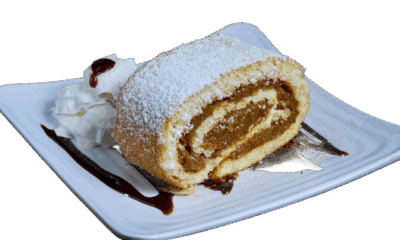 Caramel Roll Cake