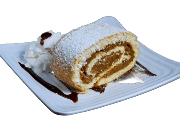 Caramel Roll Cake