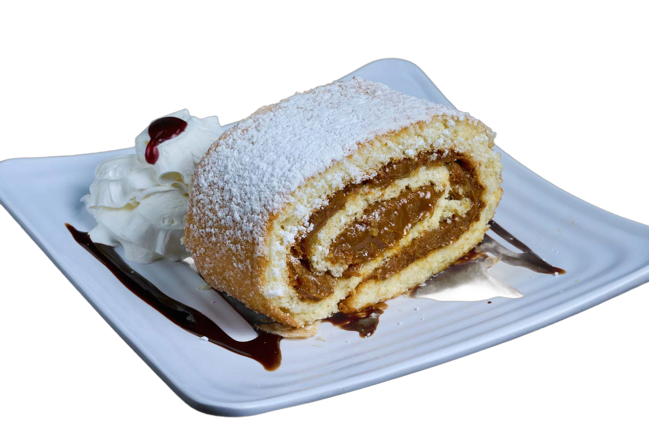 Caramel Roll Cake